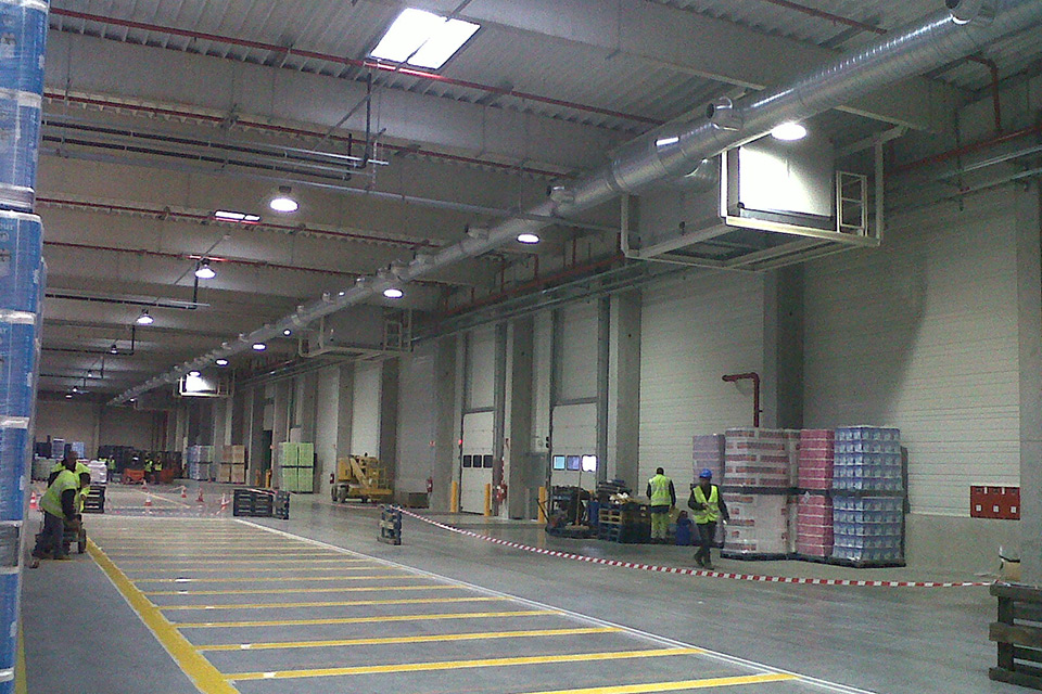 Impianto di climatizzazione e riscaldamento locali